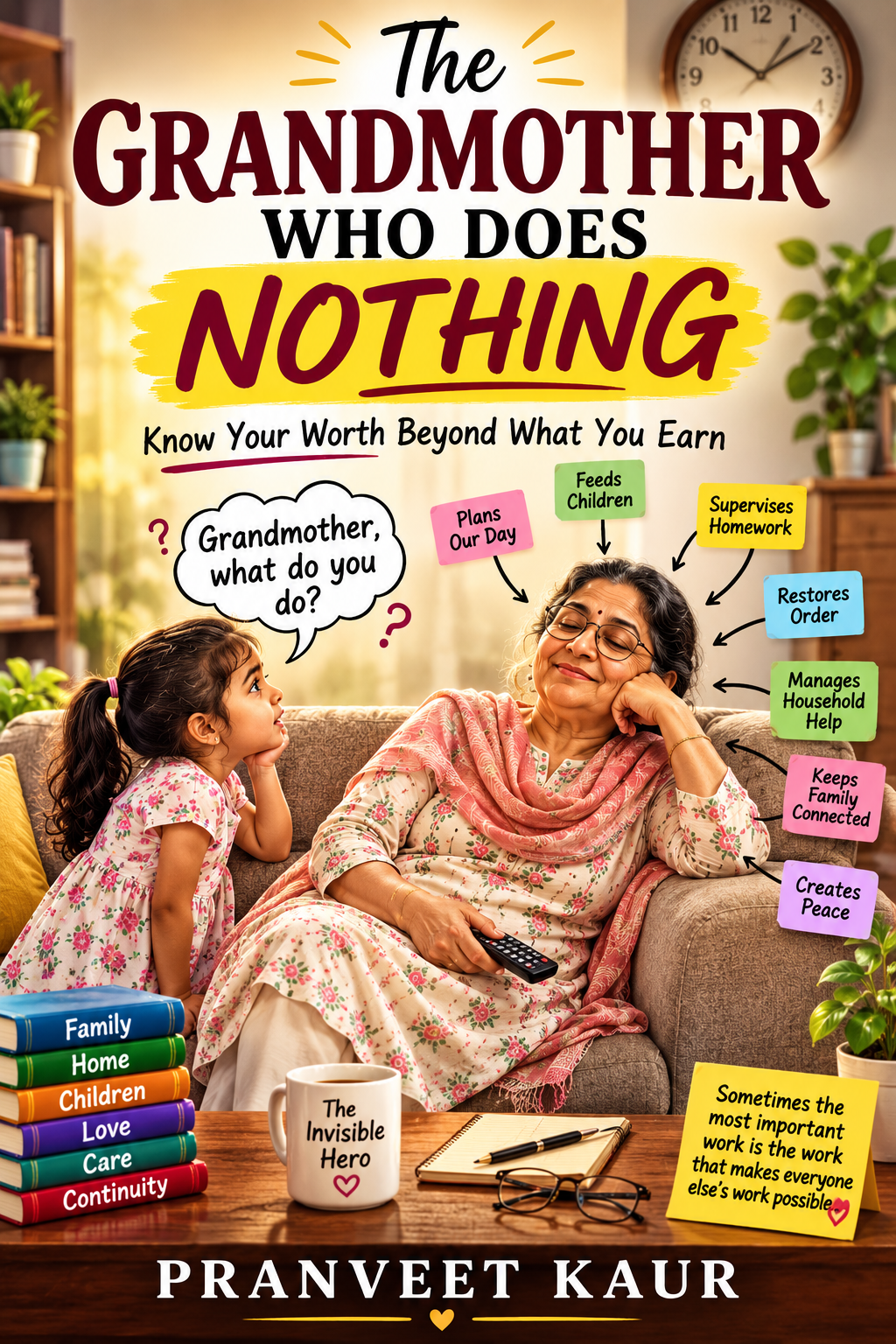 The Grandmother Who Does Nothing — Rediscovering the Worth That Never Shows Up on a Payslip by Pranveet Kaur